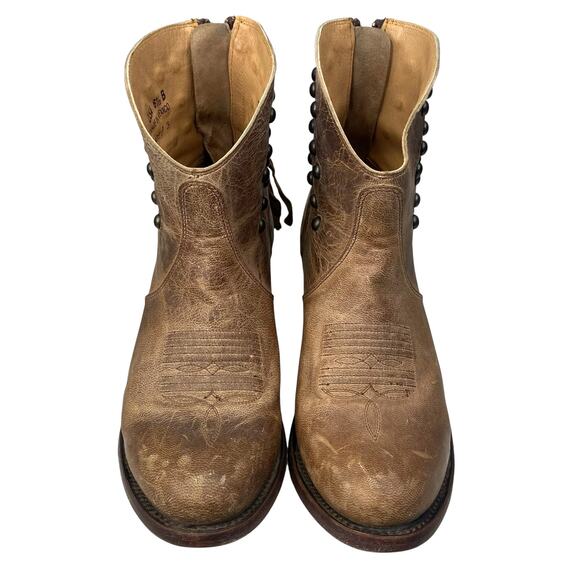 Shyanne Women’s Maisie Brown Studded Boho Western Boot Size US 6.5 - Picture 7 of 10